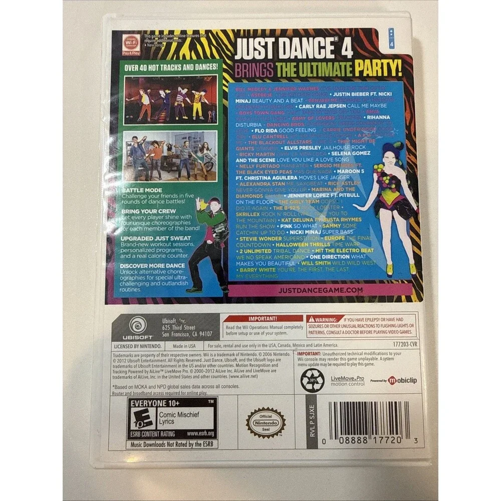 Just Dance 4 - Nintendo Wii